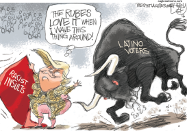 TRUMP BULL by Pat Bagley