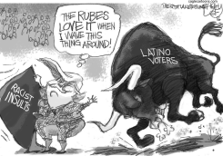 TRUMP BULL  by Pat Bagley