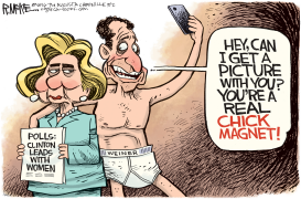 WEINER RETURNS by Rick McKee