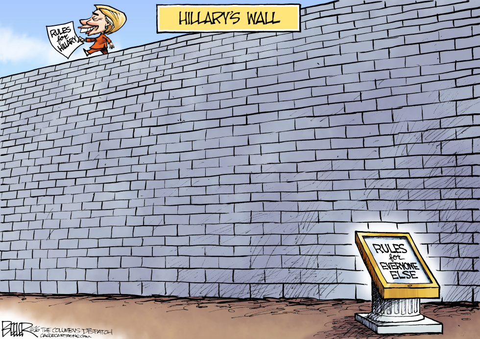  CLINTON RULES by Nate Beeler