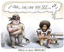 COLIN KAEPERNICK by Adam Zyglis