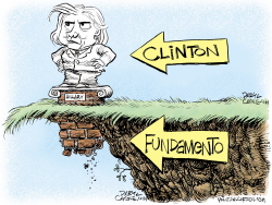 FUNDAMENTO DE CLINTON  by Daryl Cagle