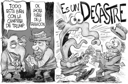 FUERA DE LA GRABACION by Daryl Cagle