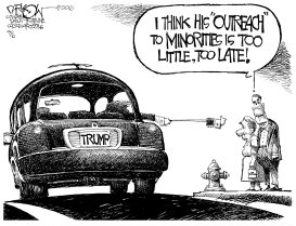 TRUMPS OUTREACH by John Darkow