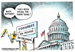 CONGRESS IN SESSION by Dave Granlund