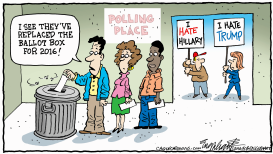 POLLING PLACE by Bob Englehart