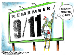 SEPTEMBER 11 FADING by Dave Granlund