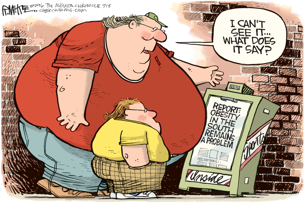  SOUTHERN OBESITY by Rick McKee