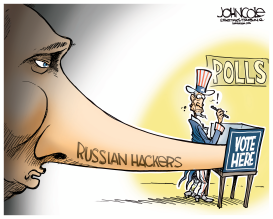 RUSSIA HACKS US ELECTION by John Cole