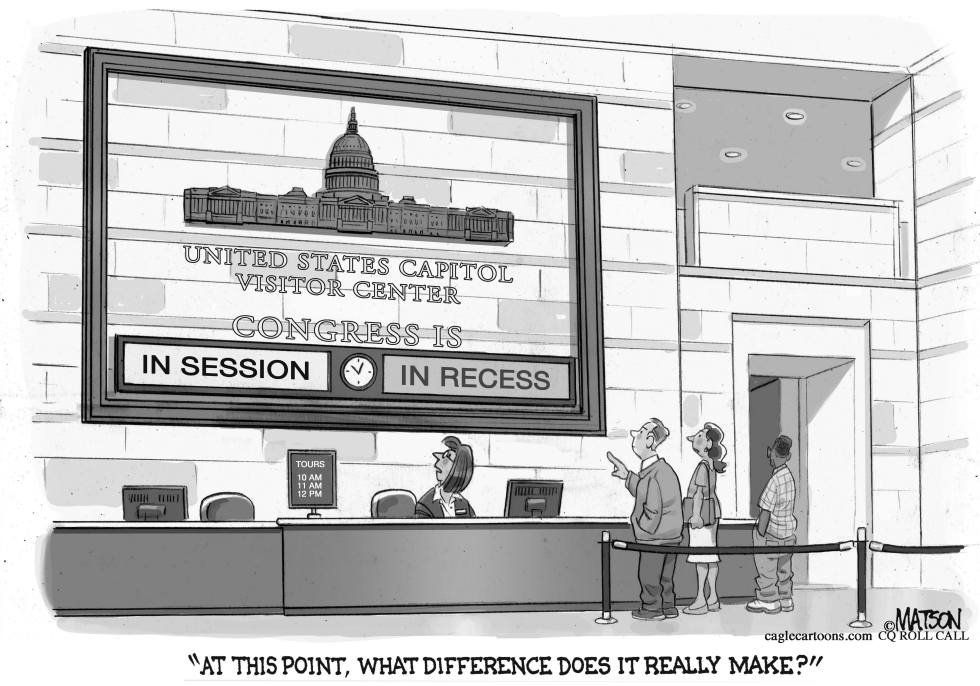  CAPITOL VISITOR CENTER GUIDE TO DO-NOTHING CONGRESS by RJ Matson