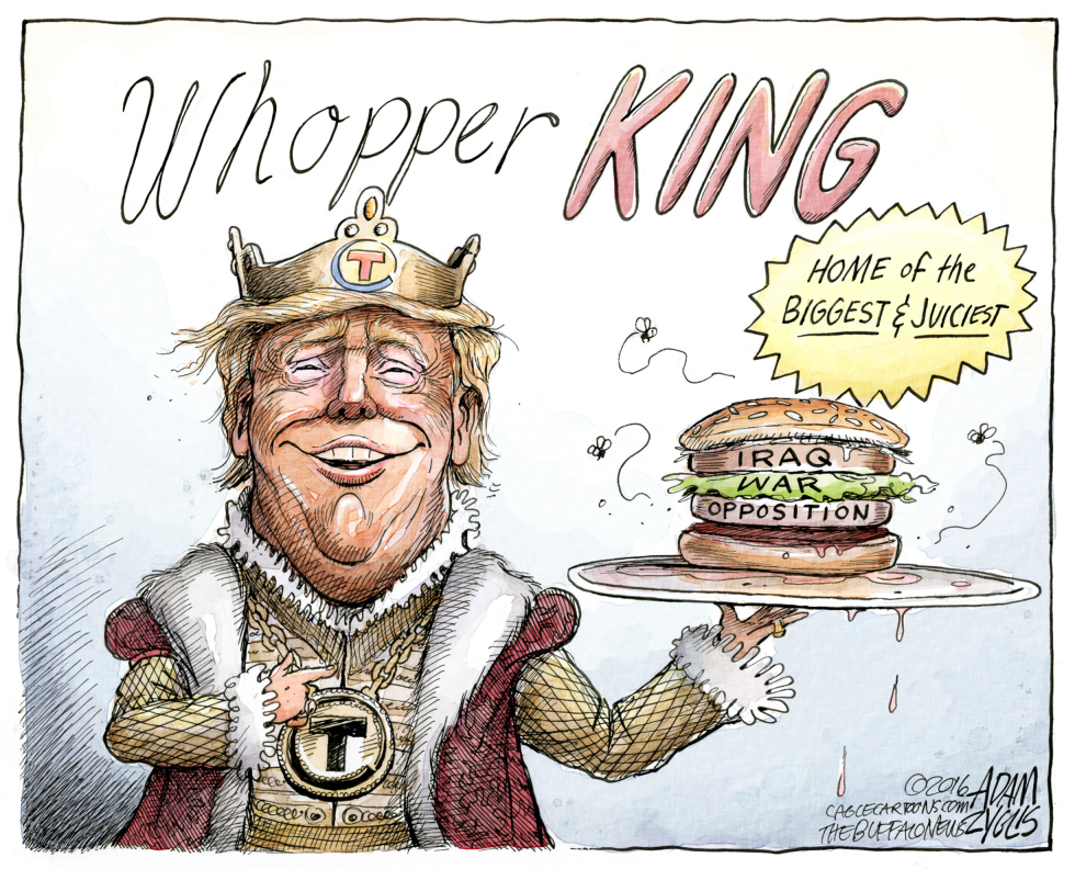  TRUMP WHOPPERS by Adam Zyglis