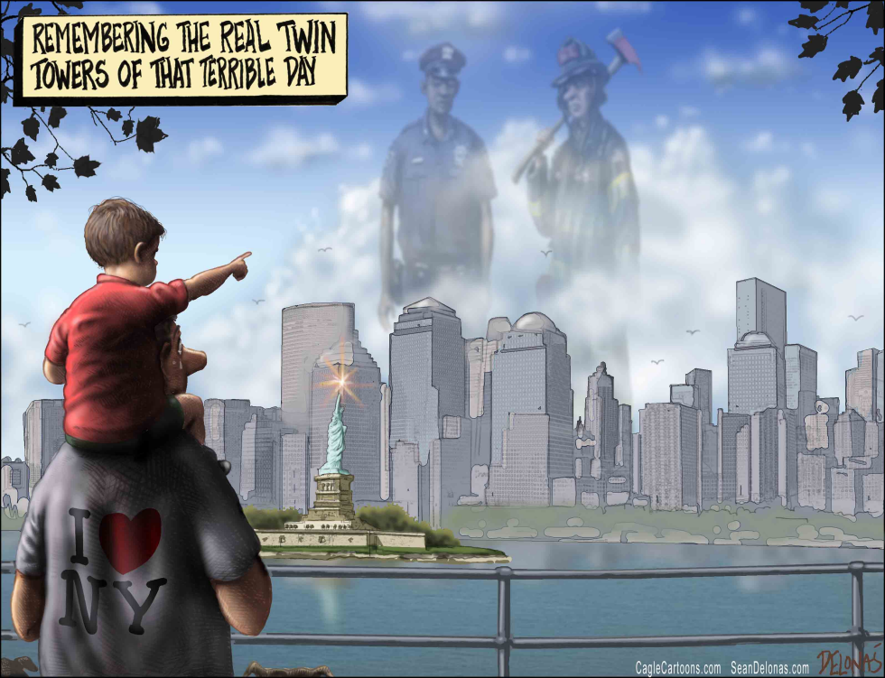  911 MEMORIAL CARTOON by Sean Delonas