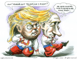 THE DONALD AND THE VLADIMIR  by Taylor Jones