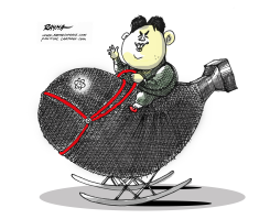 KIM JONG UN by Rayma Suprani