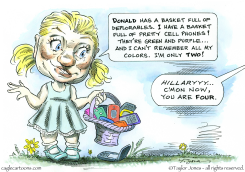 HILLARY CLINTON - BASKET CASE  by Taylor Jones