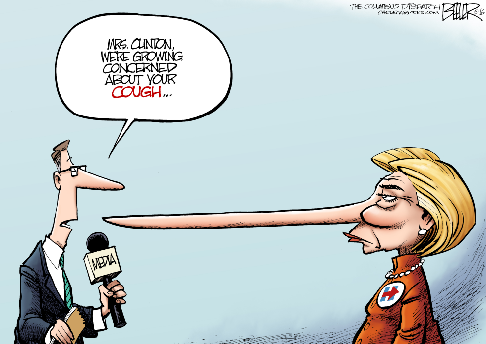  HEALTHY HILLARY by Nate Beeler