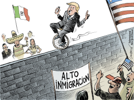 POLITICA ANTIINMIGRACION DE TRUMP by Patrick Chappatte