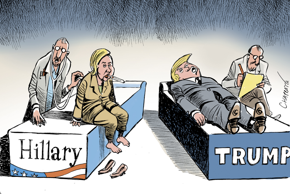  THE STATE OF THE PRESIDENTIAL RACE by Patrick Chappatte