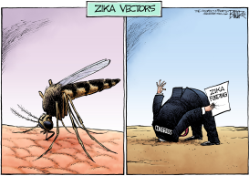 ZIKA POLITICS by Nate Beeler