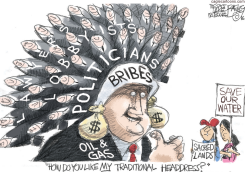 WAR BONNET by Pat Bagley