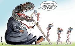 THE POOR ARE BORN TO SERVE THE RICH by Sabir Nazar