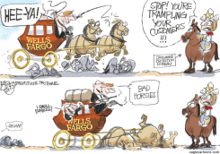 WELLS FARGO WEENIE WAGON by Pat Bagley