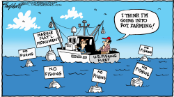 MARINE MONUMENTS by Bob Englehart