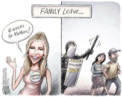 TRUMP'S FAMILY POLICY by Adam Zyglis