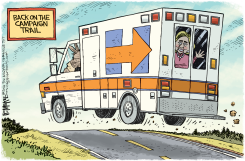 HILLARY AMBULANCE by Rick McKee