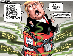 TRUMP TAXES by Steve Sack