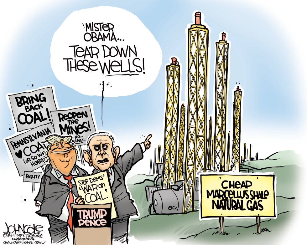  LOCAL PA  TRUMP PENCE AND COAL by John Cole