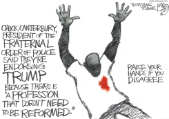 POLICE REFORM by Pat Bagley