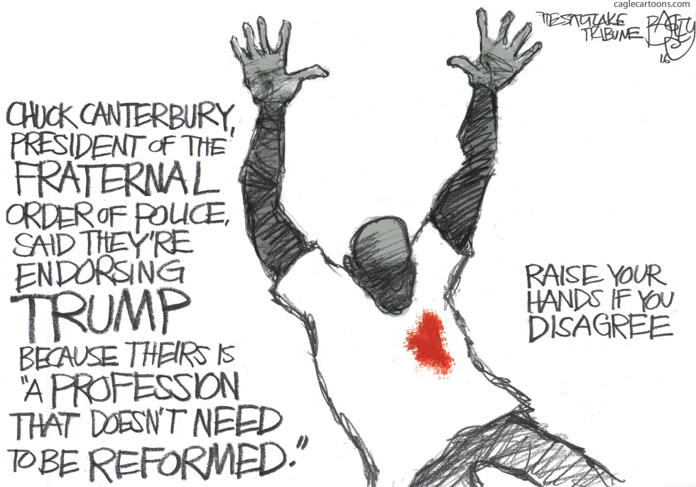  POLICE REFORM by Pat Bagley