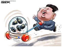 KIM AT PLAY by Steve Sack