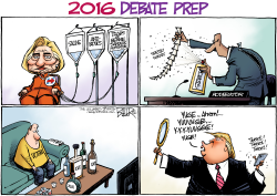 DEBATE PREPARATIONS by Nate Beeler