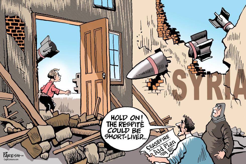  SYRIA TRUCE DOUBTS by Paresh Nath