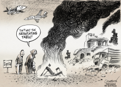 SYRIA TRUCE IS OVER by Patrick Chappatte