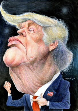 DONALD TRUMP by Petar Pismestrovic