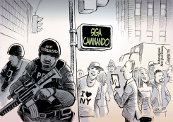 LA VIDAD CONTINUA EN NY by Patrick Chappatte