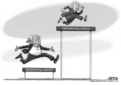 CLINTON AND TRUMP EXCEED DEBATE EXPECTATIONS by RJ Matson