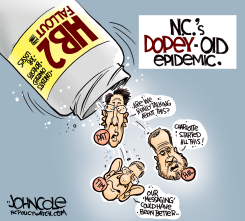 LOCAL NC EPIDEMIC OF IMBECILES by John Cole