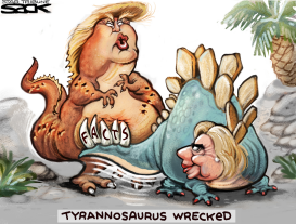 DEBATE DINOS by Steve Sack