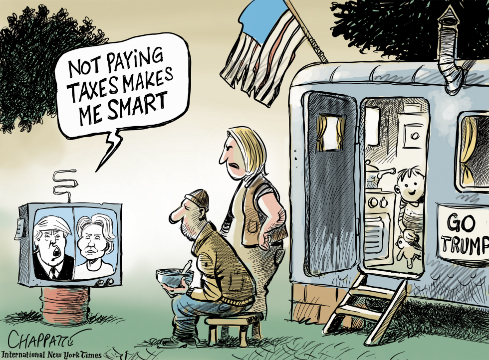  THE FIRST PRESIDENTIAL DEBATE by Patrick Chappatte