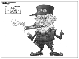 FIDEL TRUMP  by Bill Day