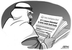 INTELLIGENCE BRIEF WARNS OF 9/11 LAWSUITS IN SAUDI ARABIA by RJ Matson