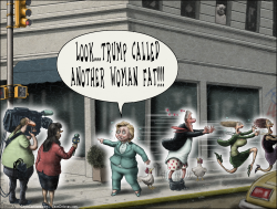 HILLARY CLINTON WOMEN TRUMP  by Sean Delonas