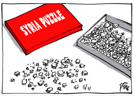 SYRIA PUZZLE by Tom Janssen