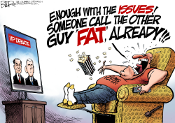 VEEP DEBATE by Nate Beeler