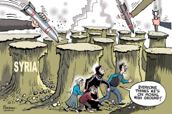 SYRIAN AIRSTRIKES by Paresh Nath