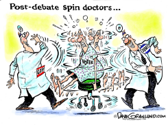 POST DEBATE SPIN DOCTORS by Dave Granlund